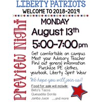 Preview Night: Monday 8/13