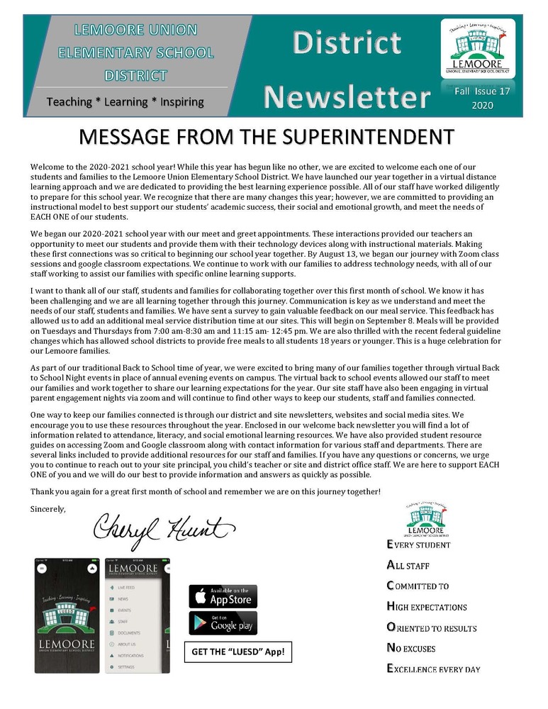 District Newsletter