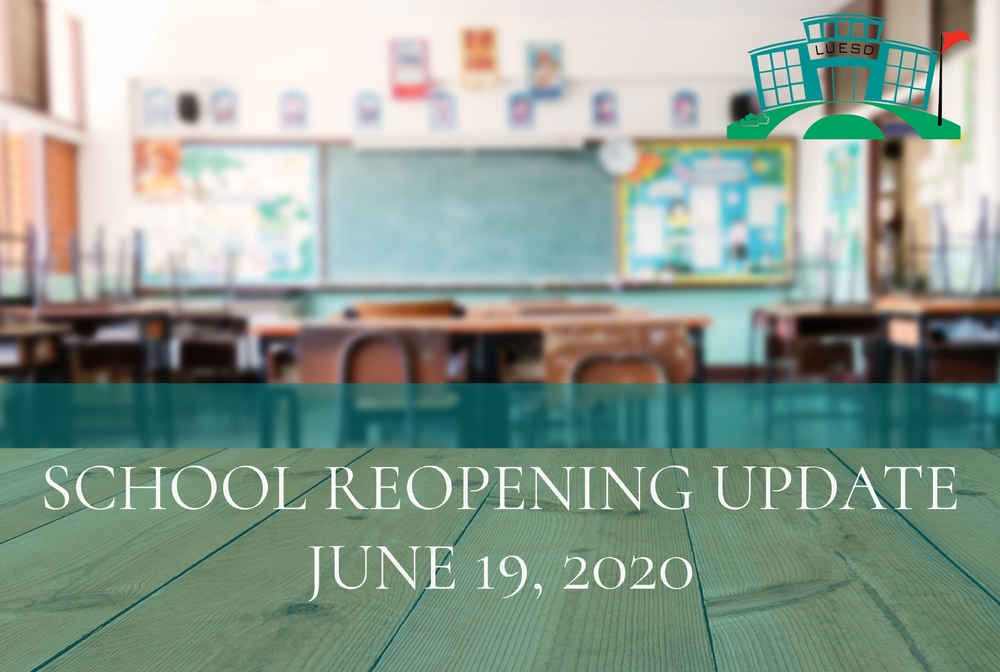 2020/2021 School Reopening Updates Meadow Lane Elementary