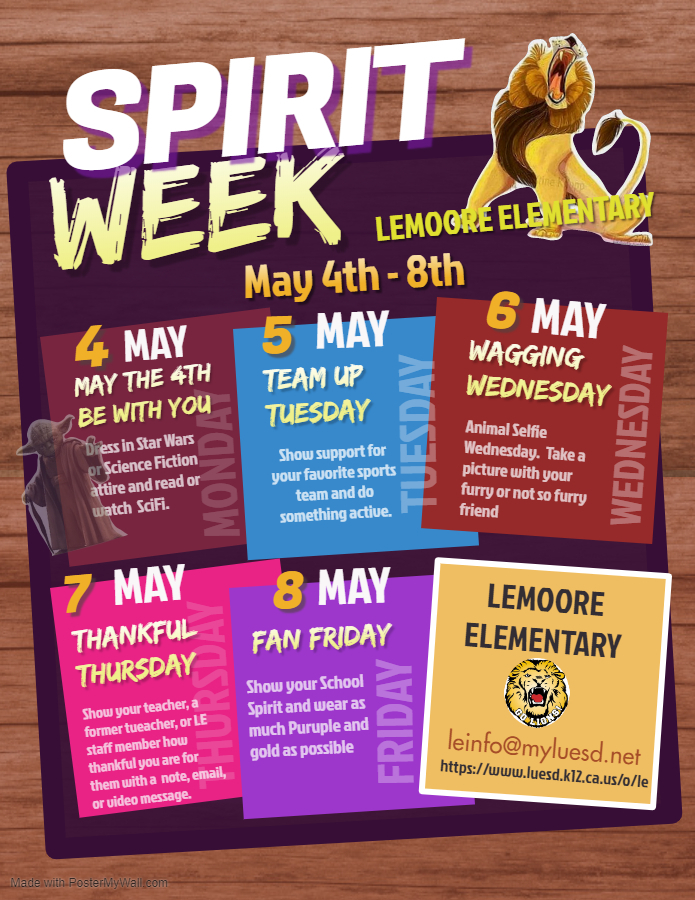 LE Spirit Week