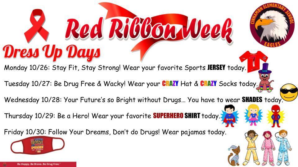 Red Ribbon Week Cinnamon Elementary School