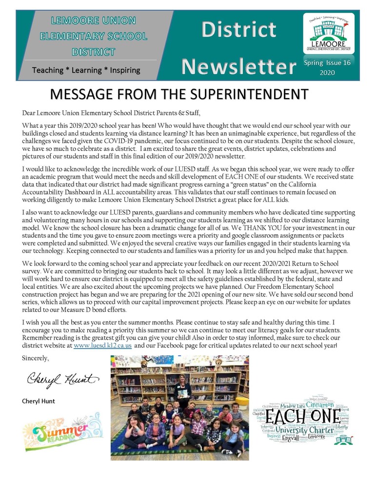 District Newsletter