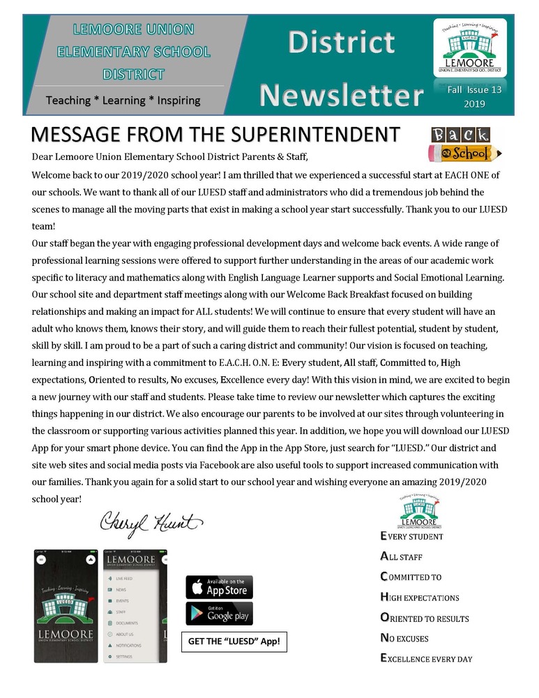 District Newsletter