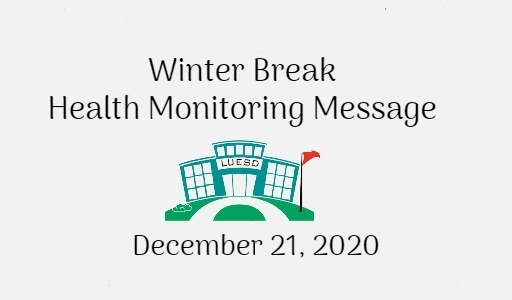 Winter Break Health Monitoring Message
