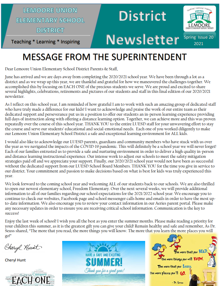 NEWSLETTER
