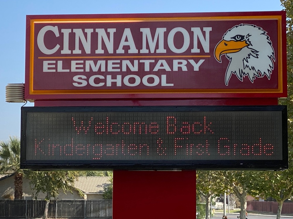 Kindergarten And 1st Grade Return To In Person Instruction Cinnamon