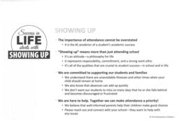 Showing Up...