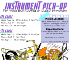 5th and 6th Grade Instrument Pick-Up