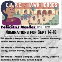 C.A.P.E. Hawk Heroes - Week 4