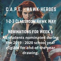 C.A.P.E. Hawk Heroes Week 6