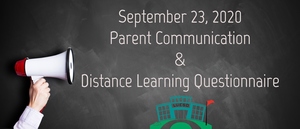 September 23, 2020 Parent Communication