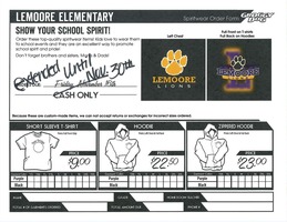 Spirit Wear sale extension.
