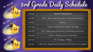 Distance Learning Schedule