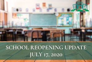 School Reopening Update