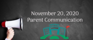 November 20 Parent Communication