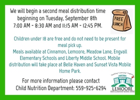 Free Meals For ALL Children 18 And Under