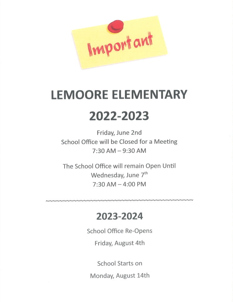 Upcoming Office Hours/Closure Information
